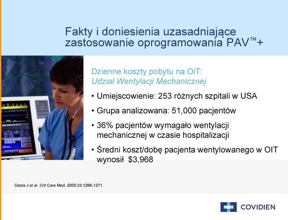 analizowana: 51, pacjentów 36% pacjentów wymagało wentylacji mechanicznej w czasie