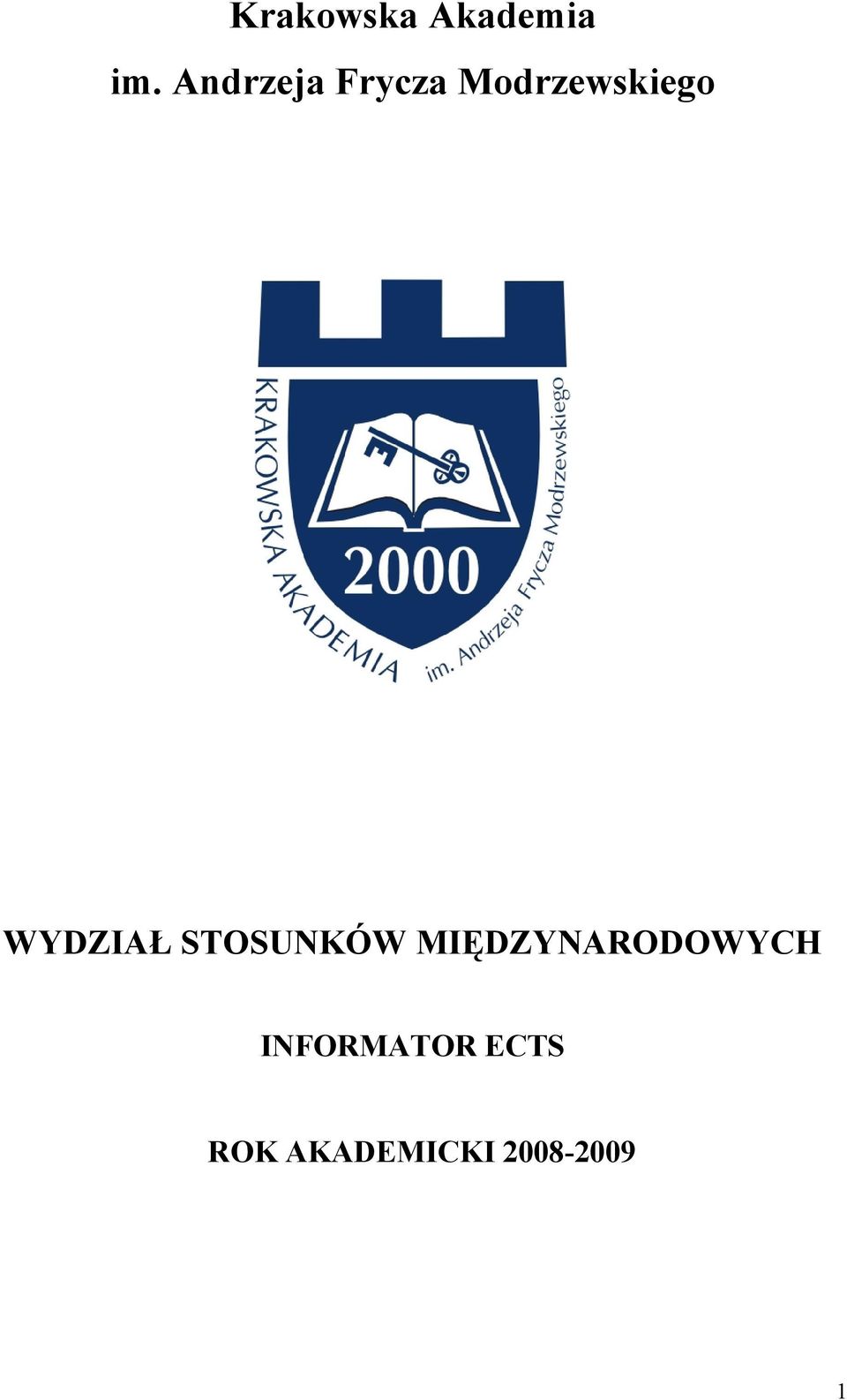 WYDZIAŁ STOSUNKÓW