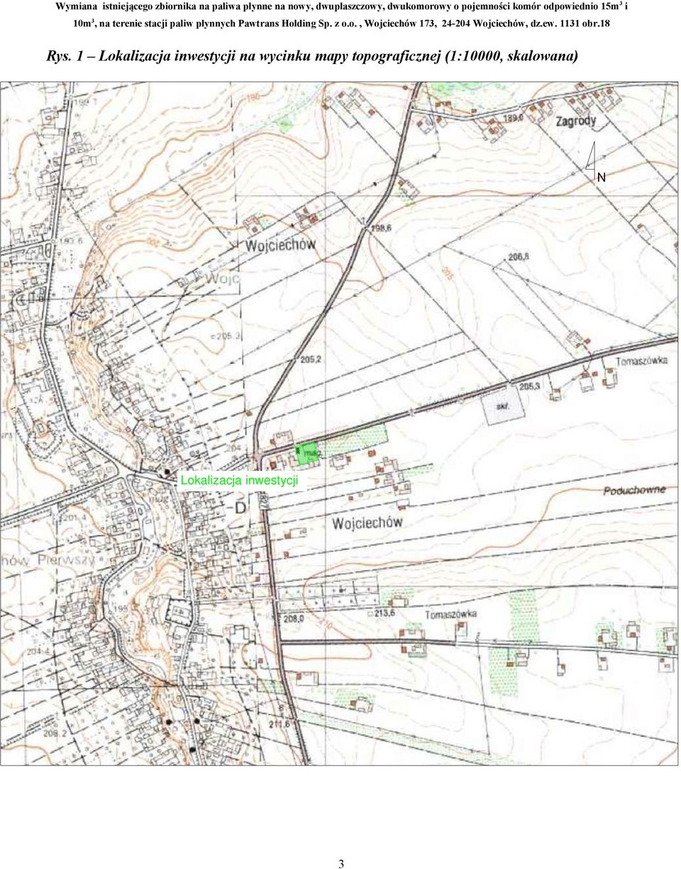 topograficznej (1:10000,