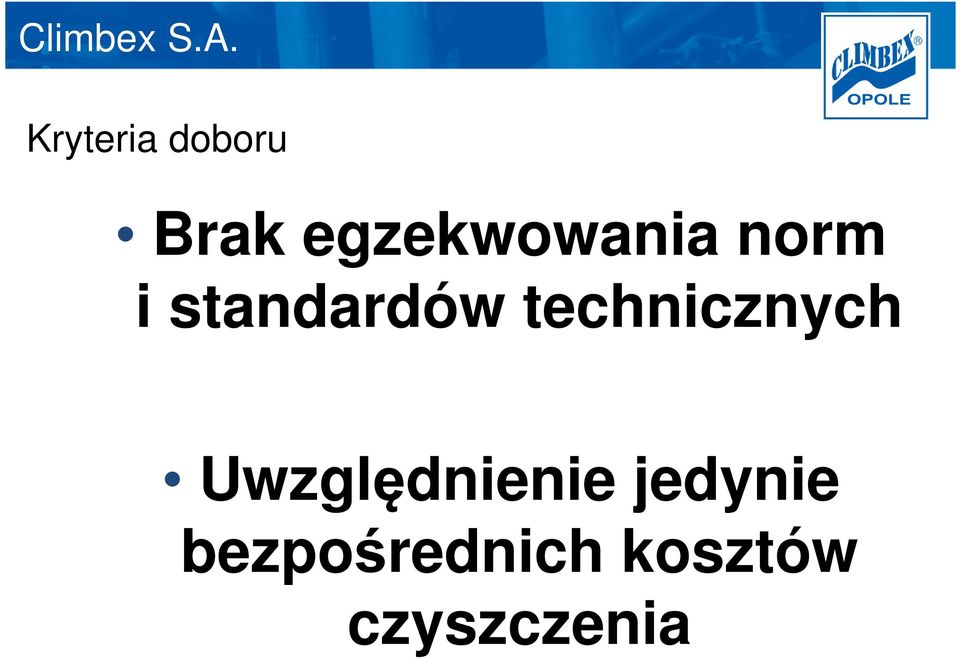 standardów technicznych