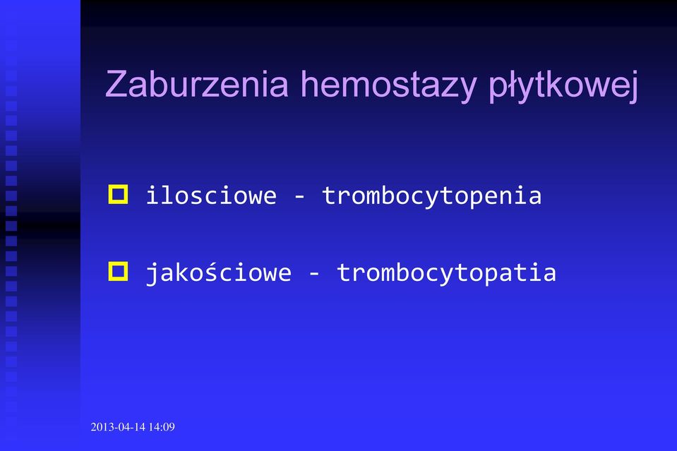 trombocytopenia