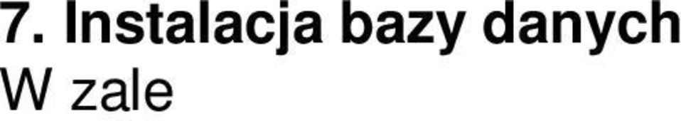 bazy danych (która stanowi system zarz dzania), itp. 9. Uruchomienie Zainstalowane oprogramowanie jest dost pne z poziomu menu Start Programy Oracle Database 10g Express Edition.