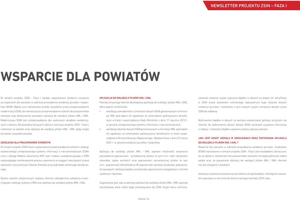 plików XML i GML.