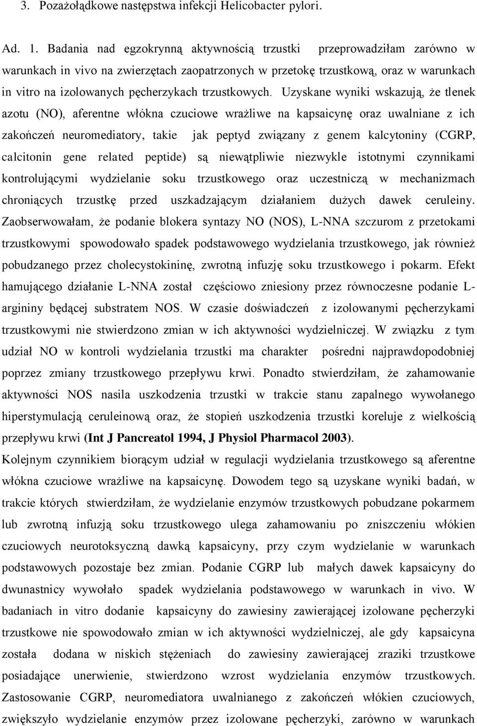 trzustkowych.