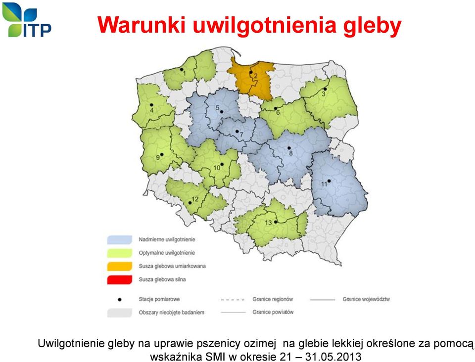 pszenicy ozimej na glebie lekkiej