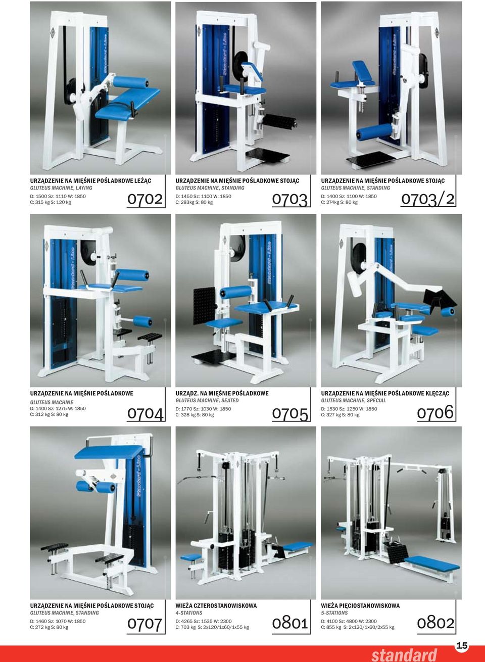 1400 Sz: 1275 W: 1850 C: 312 kg S: 80 kg 0704 Urządz.