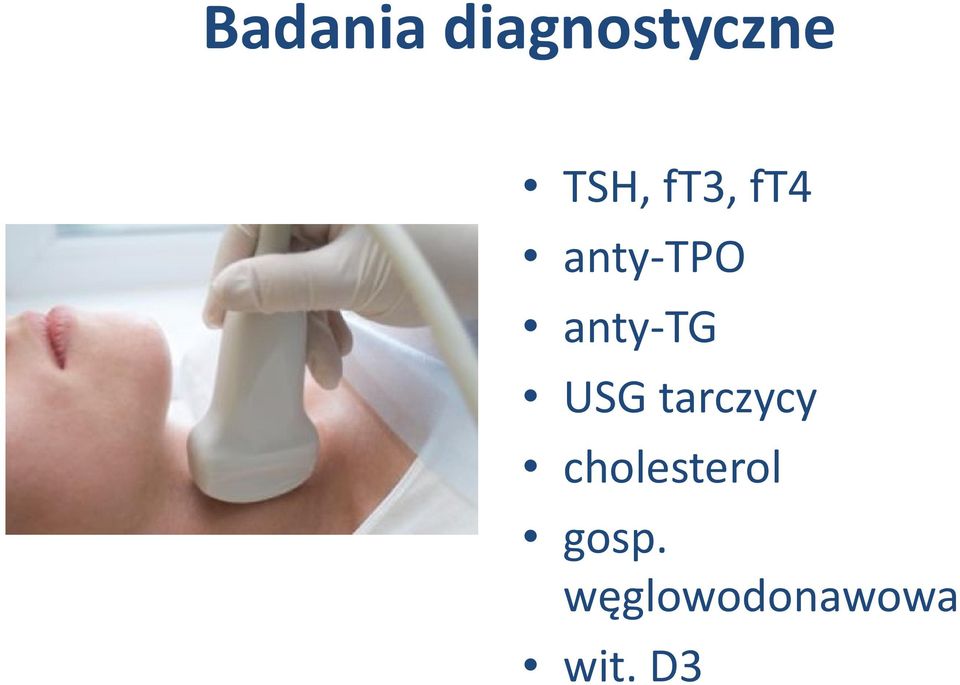 USG tarczycy cholesterol