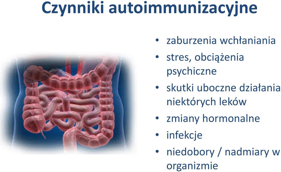 skutki uboczne działania niektórych leków