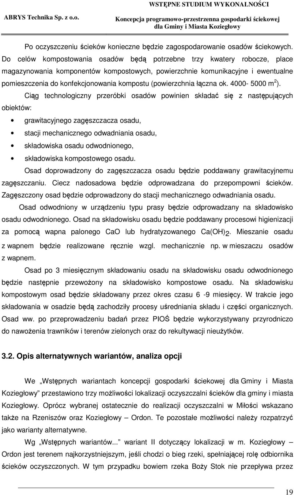 (powierzchnia łczna ok. 4000-5000 m 2 ).