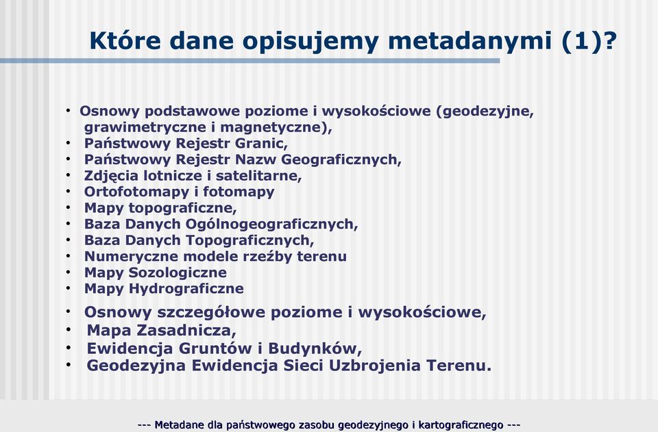 Nazw Geograficznych, Zdjęcia lotnicze i satelitarne, Ortofotomapy i fotomapy Mapy topograficzne, Baza Danych Ogólnogeograficznych,