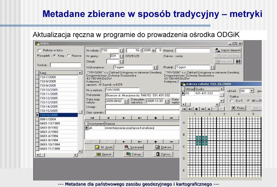 programie wypełnienie Wpis nado odwrocie prowadzenia