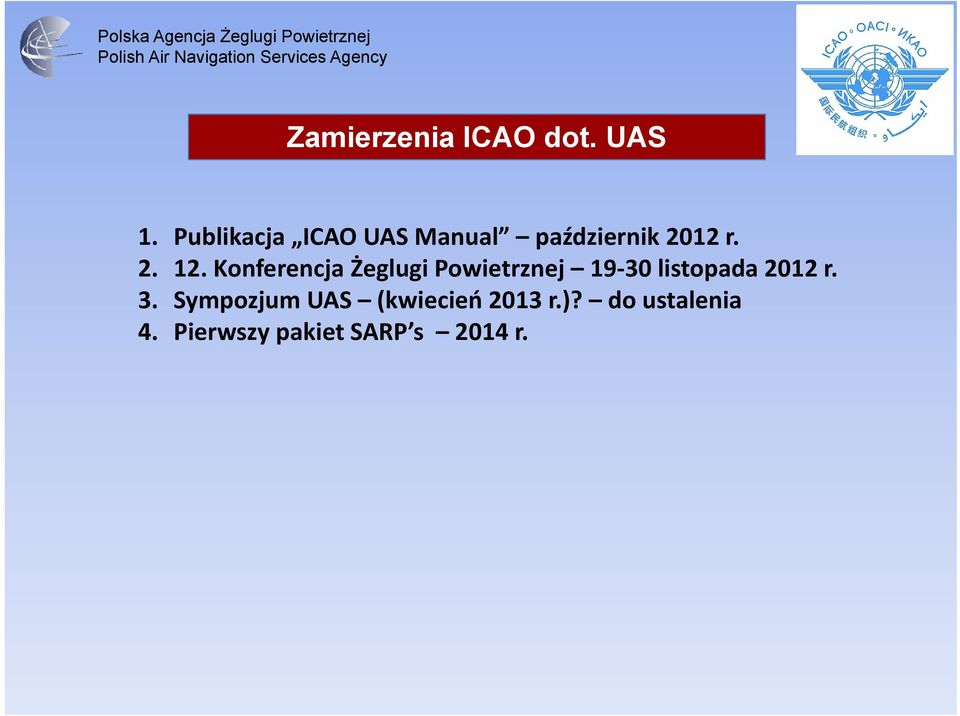 Konferencja ŻeglugiPowietrznej 19 30listopada2012r r.