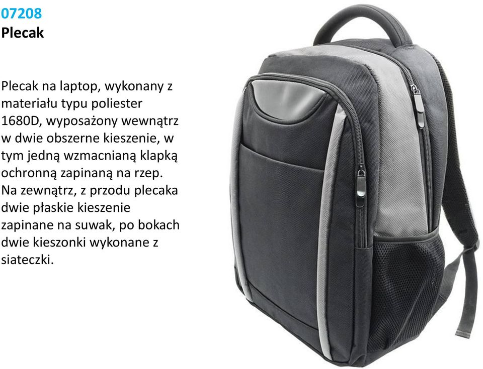 klapką ochronną zapinaną na rzep.