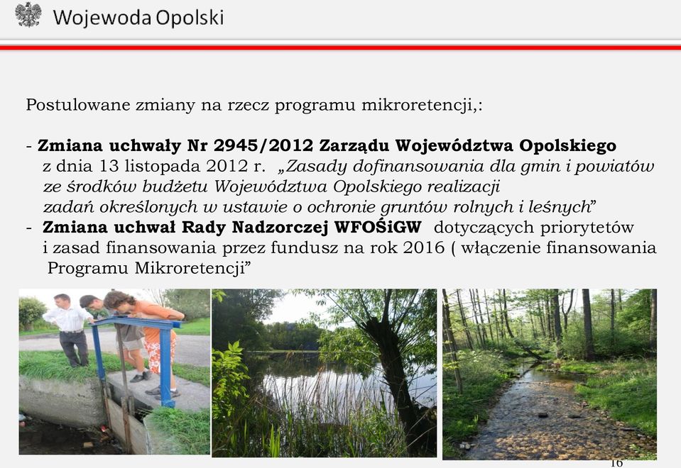 Zasady dofinansowania dla gmin i powiatów ze środków budżetu Województwa Opolskiego realizacji zadań określonych w