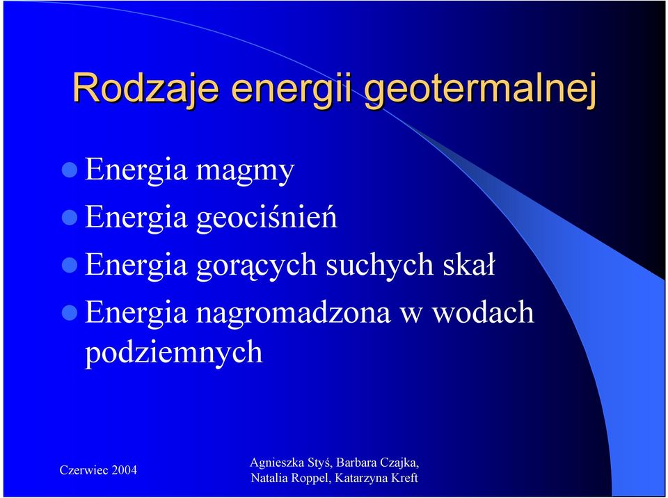 Energia gorących suchych skał