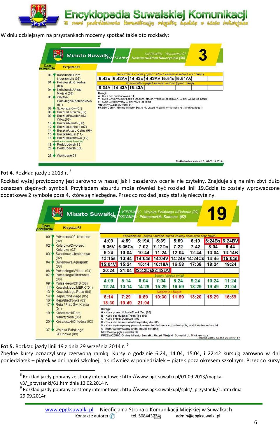 Koncepcja optymalizacji rozkładów jazdy komunikacji miejskiej w Suwałkach -  PDF Darmowe pobieranie