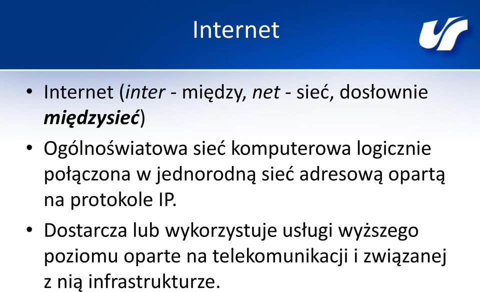 adresową opartą na protokole IP.
