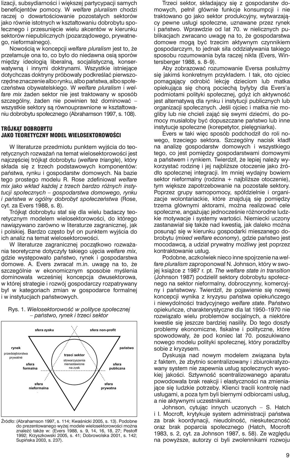 (pozarządowego, prywatnego, nieformalnego).
