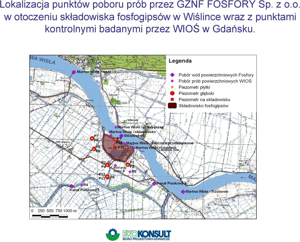 o. w otoczeniu składowiska fosfogipsów w