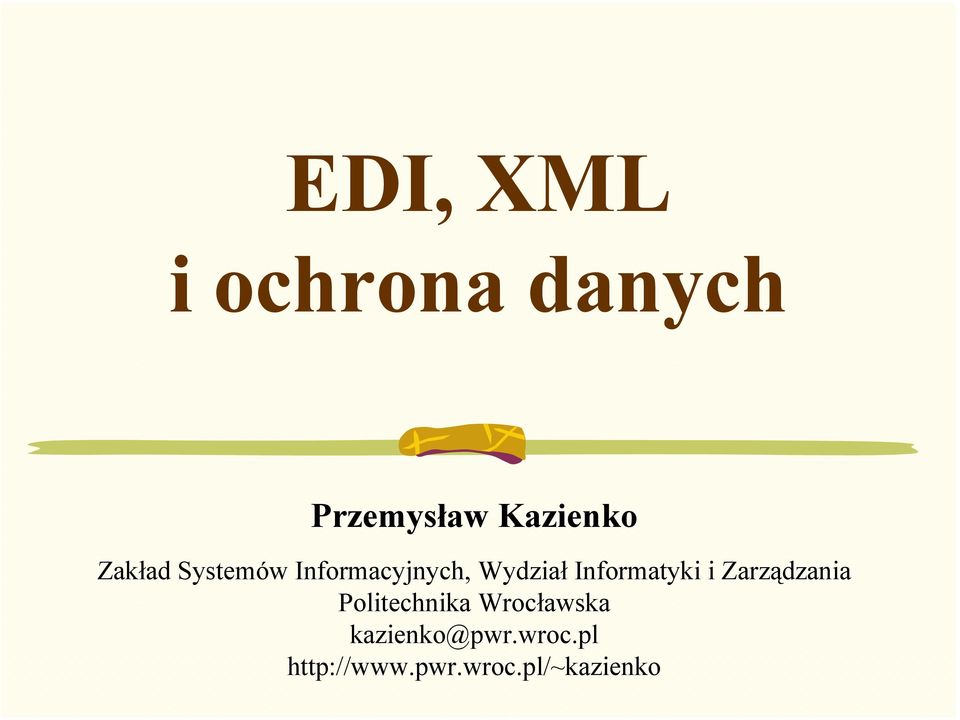 Informatyki i Zarządzania Politechnika