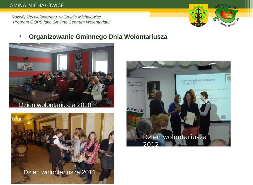 2010 Dzień wolontariusza 2012 Dzień