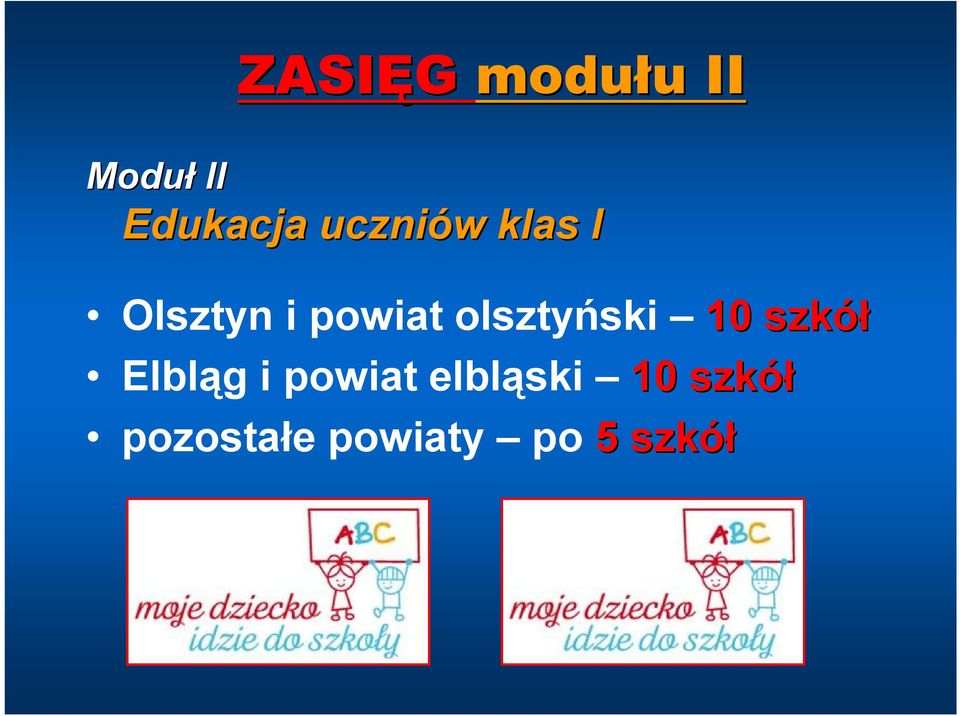 olsztyński 10 szkół Elbląg i powiat