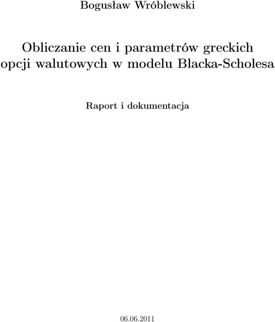 walutowych w modelu