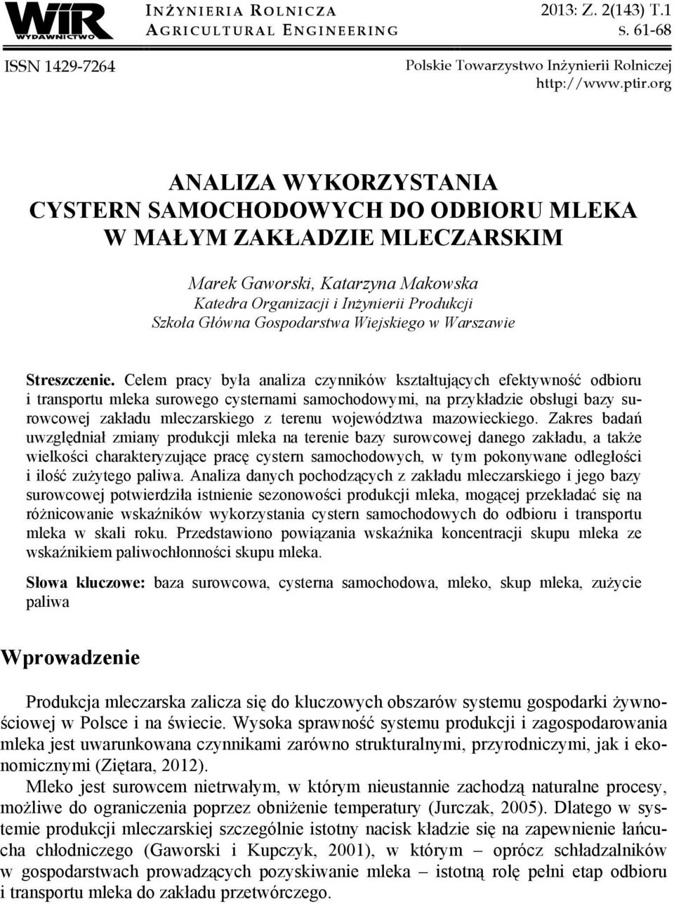 Wiejskiego w Warszawie Streszczenie.