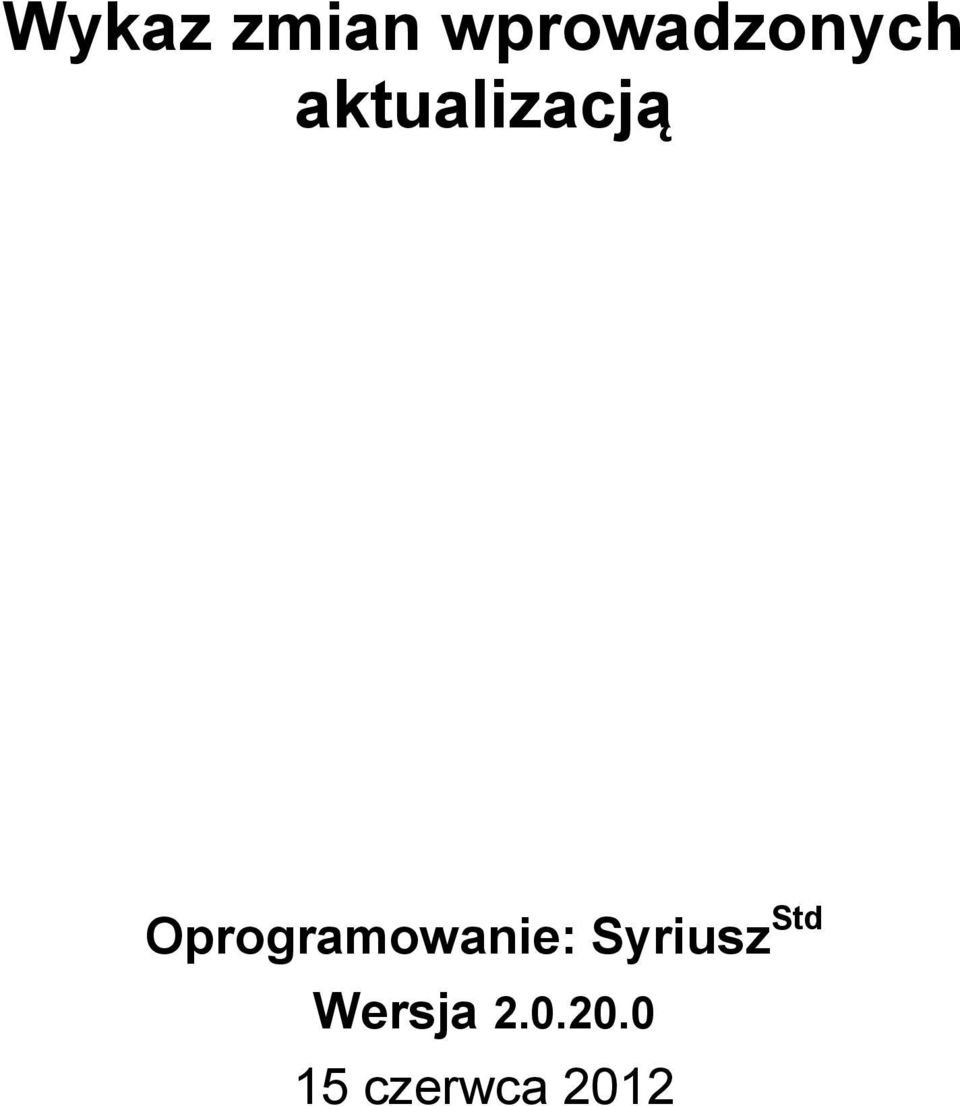 aktualizacją