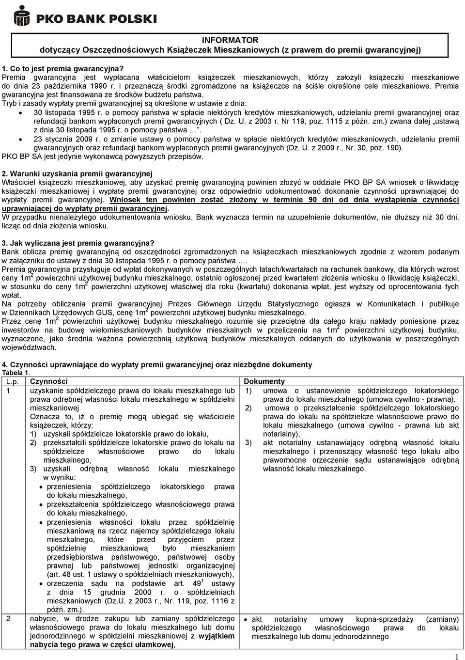 i przeznaczą środki zgromadzone na książeczce na ściśle określone cele mieszkaniowe. Premia gwarancyjna jest finansowana ze środków budżetu państwa.