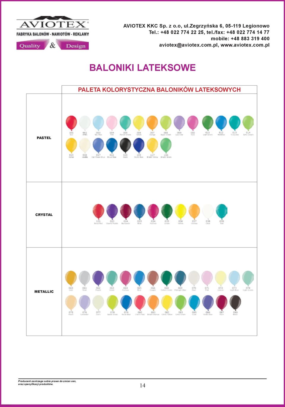 BALONIKÓW LATEKSOWYCH