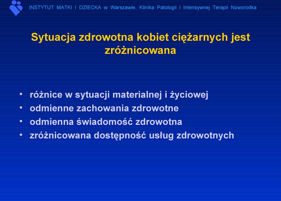 życiowej odmienne zachowania zdrowotne odmienna