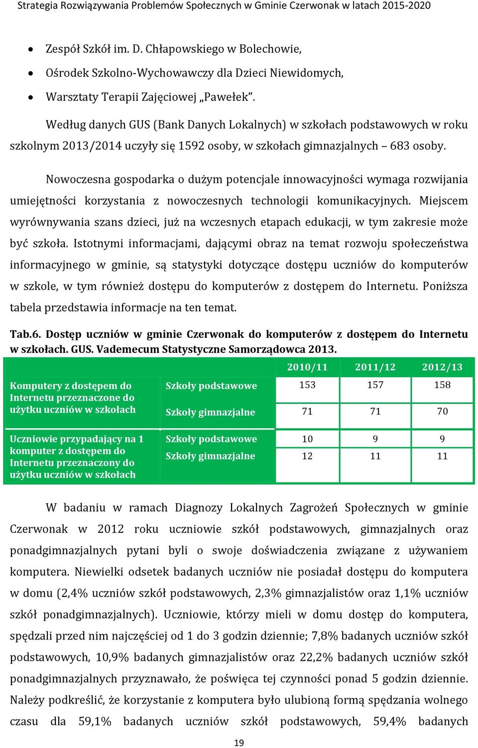 Nowoczesna gospodarka o dużym potencjale innowacyjności wymaga rozwijania umiejętności korzystania z nowoczesnych technologii komunikacyjnych.