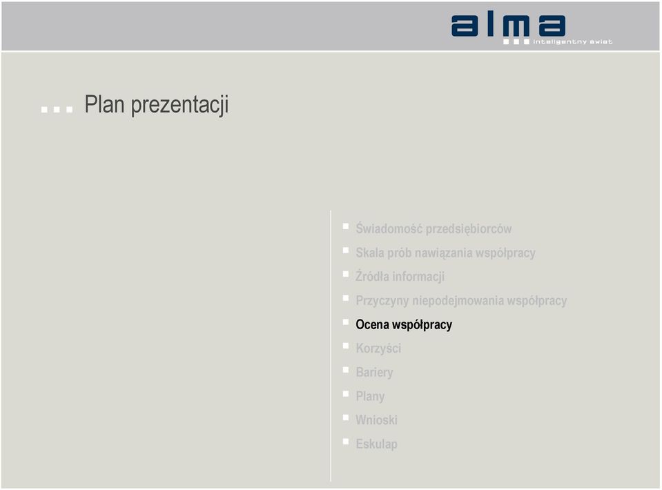 informacji Przyczyny niepodejmowania