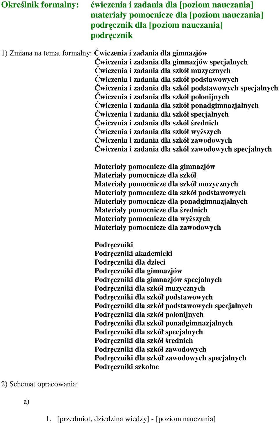 specjalnych Ćwiczenia i zadania dla szkół polonijnych Ćwiczenia i zadania dla szkół ponadgimnazjalnych Ćwiczenia i zadania dla szkół specjalnych Ćwiczenia i zadania dla szkół średnich Ćwiczenia i