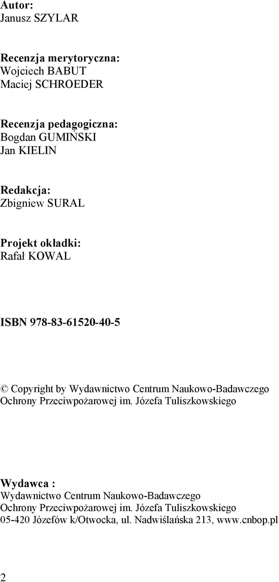 Centrum Naukowo-Badawczego Ochrony Przeciwpożarowej im.