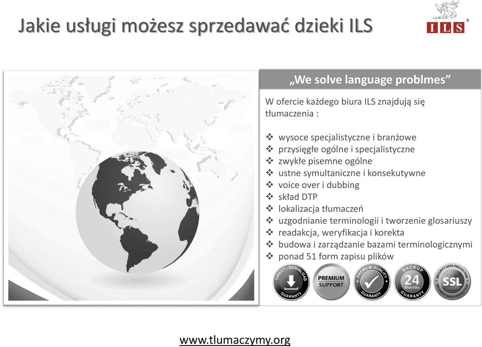 symultaniczne i konsekutywne voice over i dubbing skład DTP lokalizacja tłumaczeń uzgodnianie terminologii i