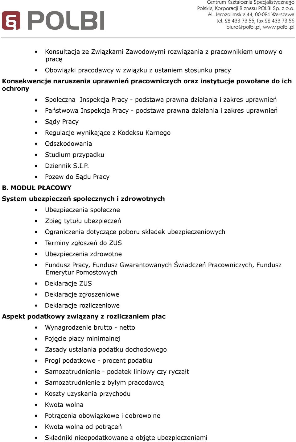 wynikające z Kodeksu Karnego Odszkodowania Dziennik S.I.P. Pozew do Sądu Pracy B.