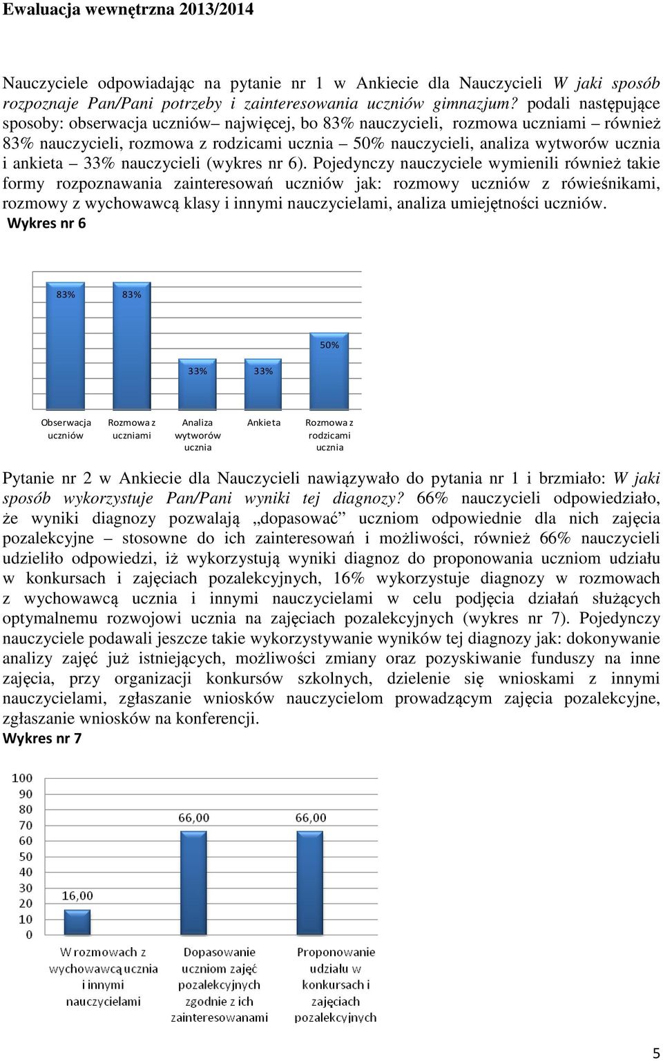 33% nauczycieli (wykres nr 6).