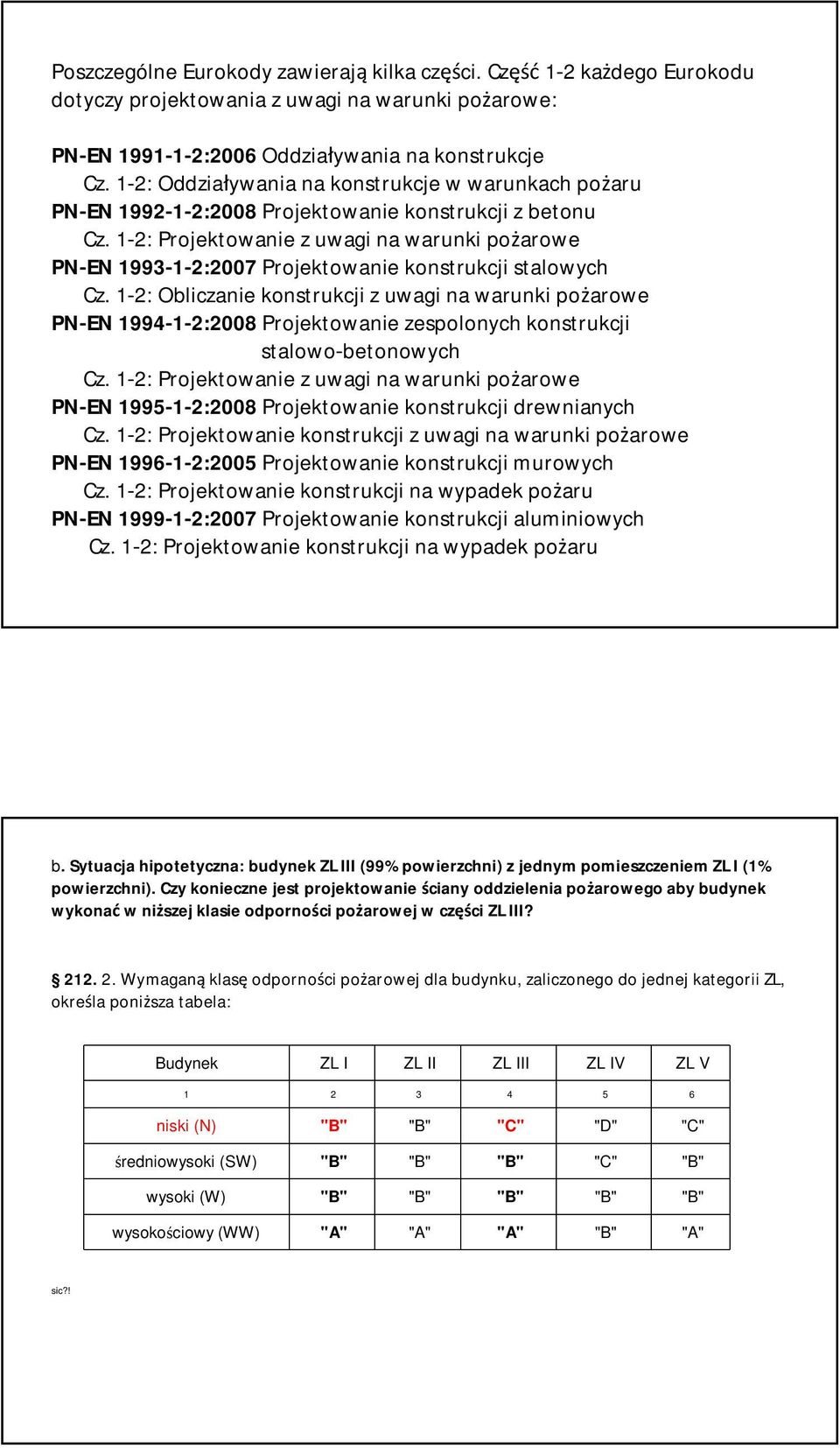 1 2: Projektowanie z uwagi na warunki pożarowe PN EN 1993 1 2:2007 Projektowanie konstrukcji stalowych Cz.