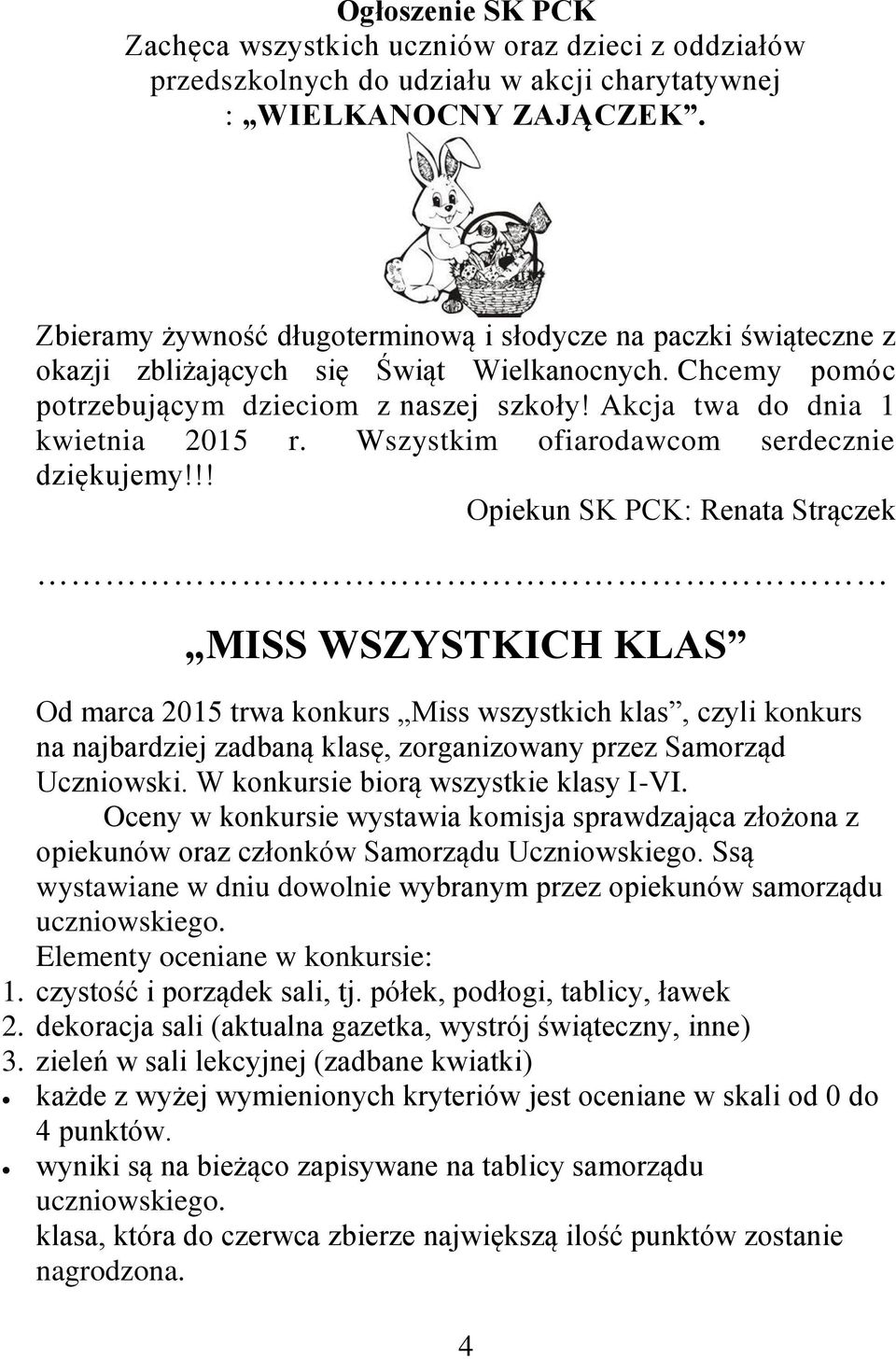 Wszystkim ofiarodawcom serdecznie dziękujemy!