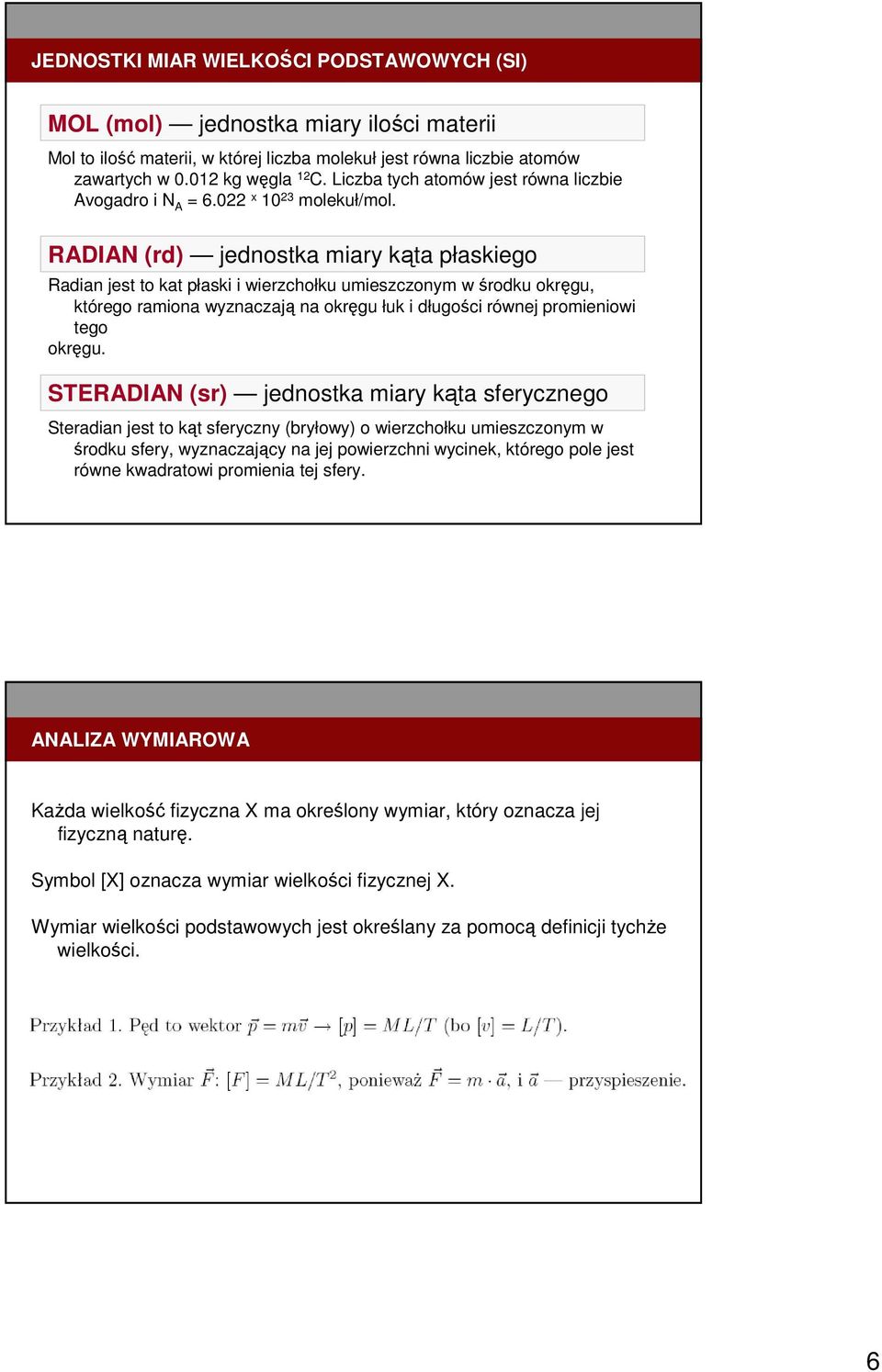 RADIAN (rd) jednostka miary kąta płaskiego Radian jest to kat płaski i wierzchołku umieszczonym w środku okręgu, którego ramiona wyznaczają na okręgu łuk i długości równej promieniowi tego okręgu.