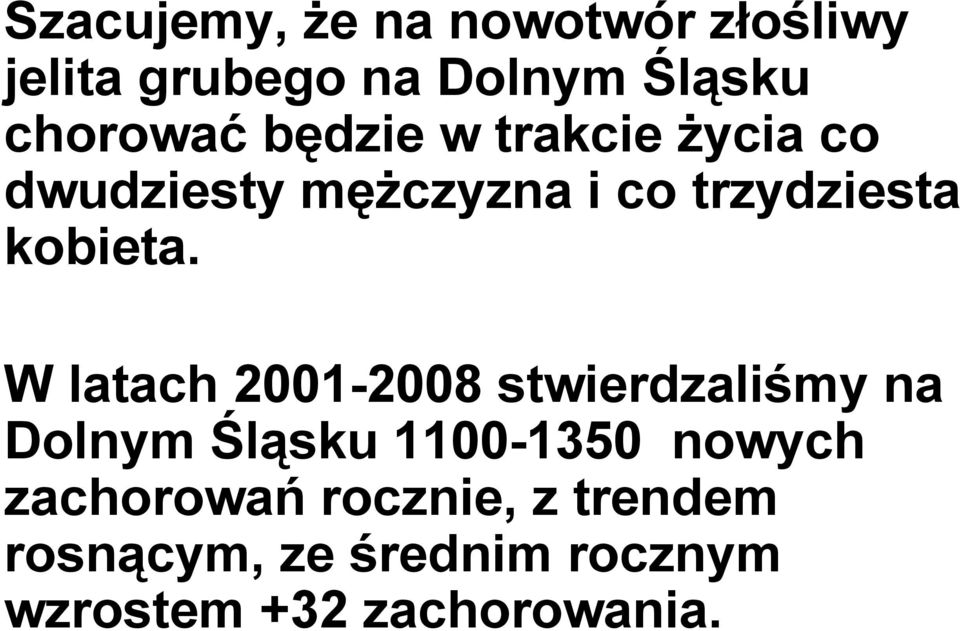 W latach 2001-2008 stwierdzaliśmy na Dolnym Śląsku 1100-1350 nowych
