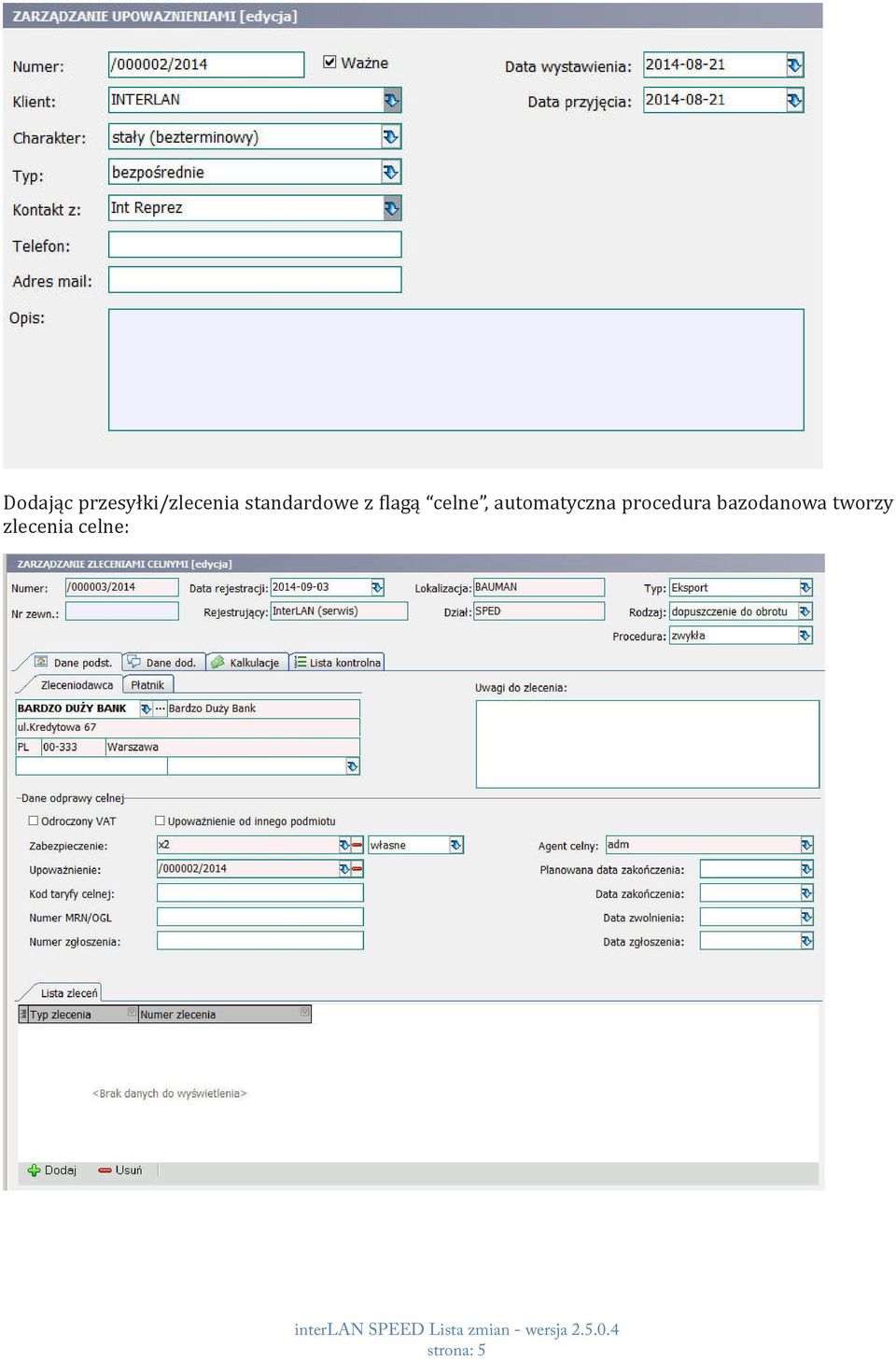 automatyczna procedura