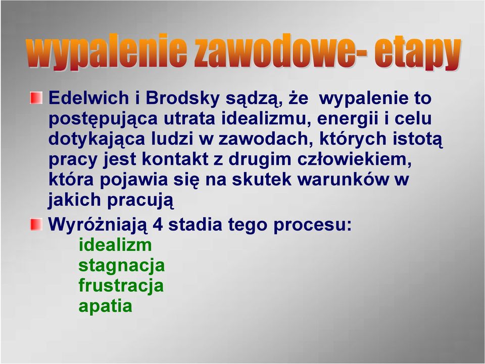 kontakt z drugim człowiekiem, która pojawia się na skutek warunków w