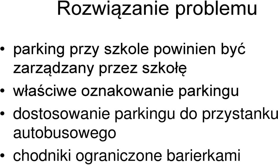 oznakowanie parkingu dostosowanie parkingu do