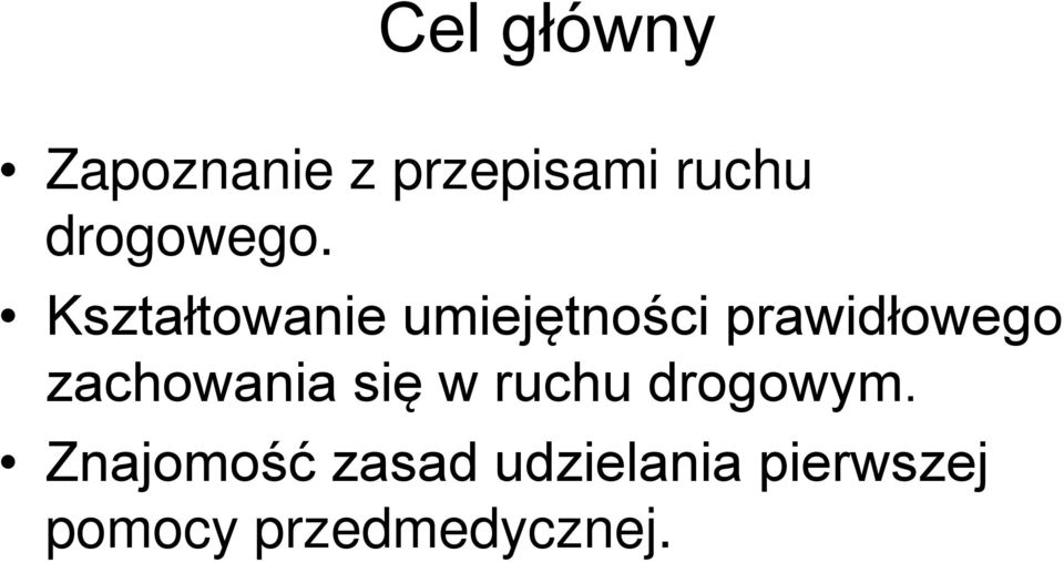 Kształtowanie umiejętności prawidłowego