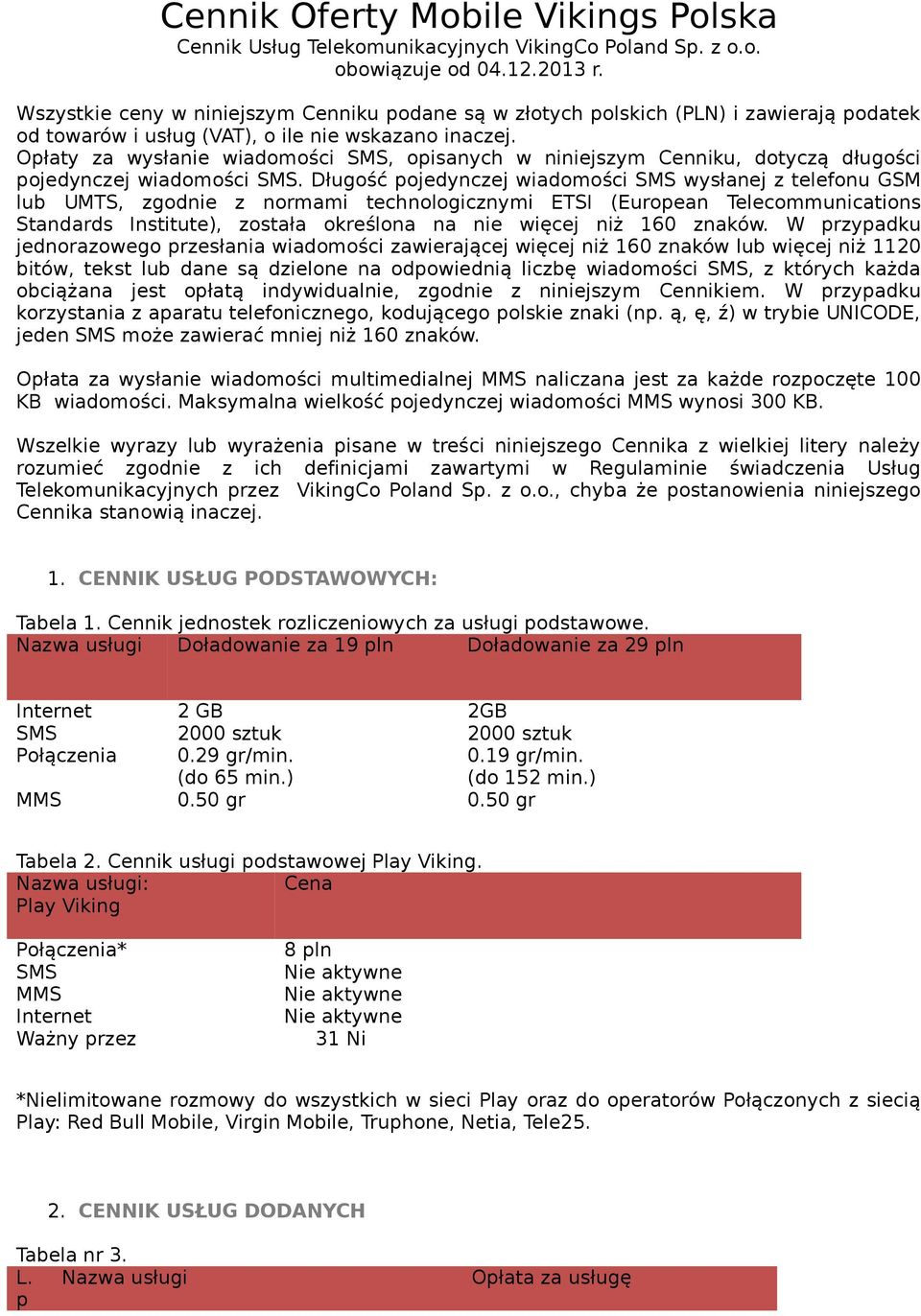 pojedynczej wiadomości SMS wysłanej z telefonu GSM lub UMTS, zgodnie z normami technologicznymi ETSI (European Telecommunications Standards Institute), została określona na nie więcej niż 160 znaków