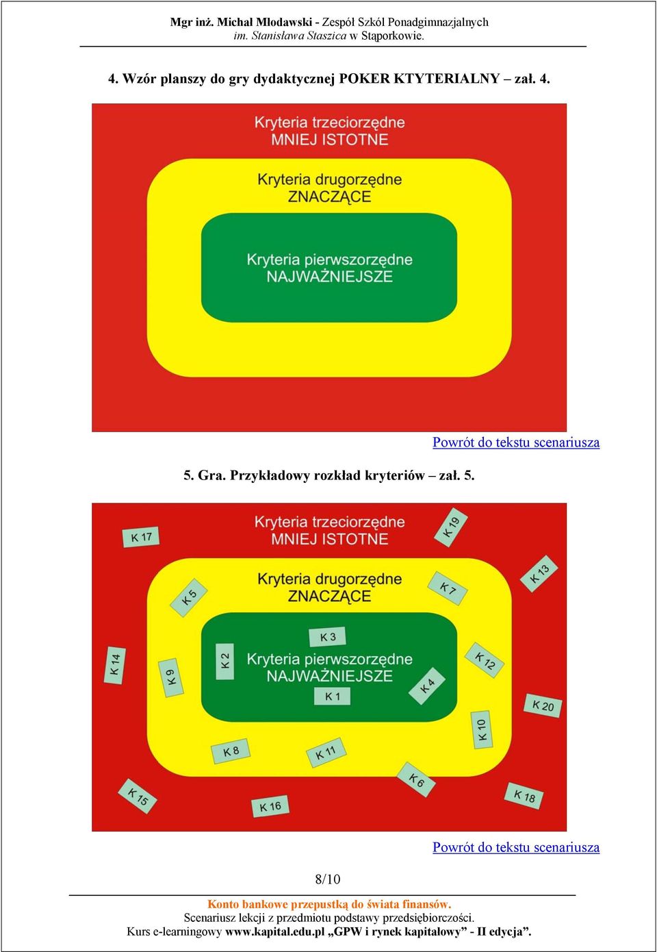 KTYTERIALNY zał. 4. 5. Gra.