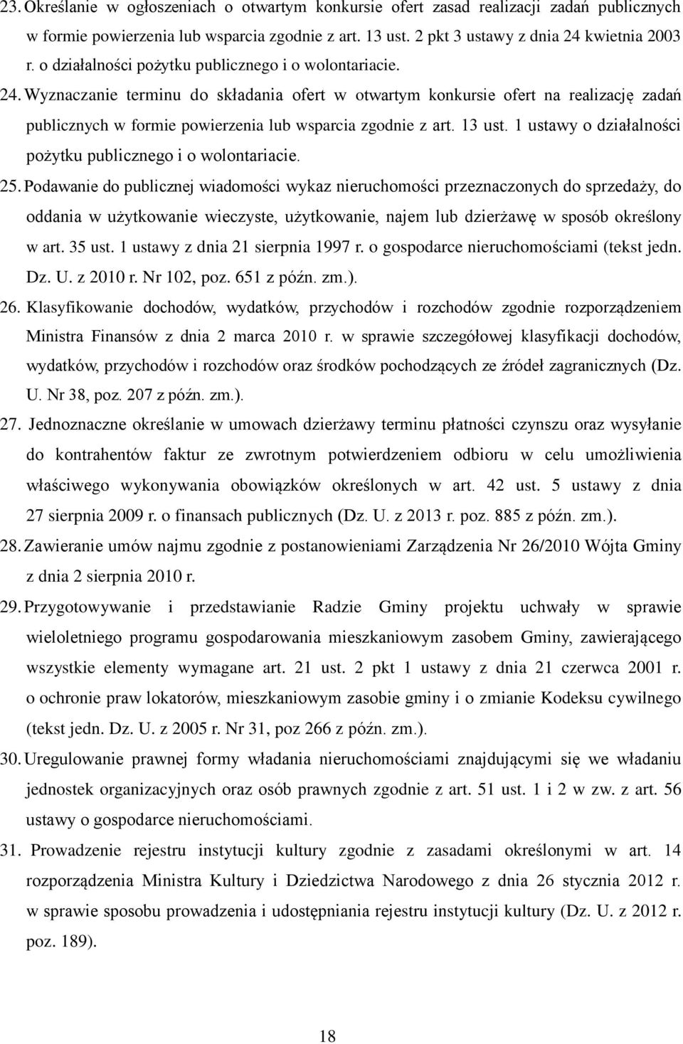 Wyznaczanie terminu do składania ofert w otwartym konkursie ofert na realizację zadań publicznych w formie powierzenia lub wsparcia zgodnie z art. 13 ust.